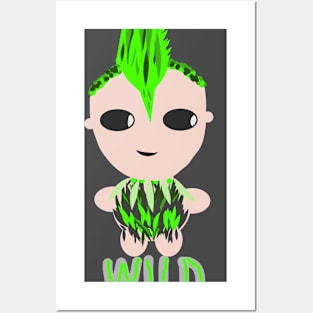 Punk Rock Baby- Wild Child Posters and Art